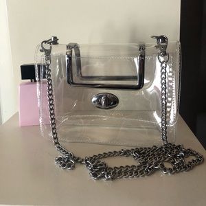 Clear cross body